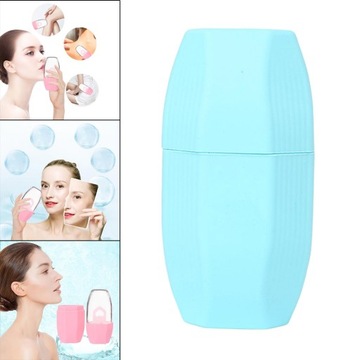 Чашки для массажа льдом, силикон, инструмент для замораживания, маленькая криосфера многоразового использования, синие