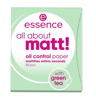 essence All About Matt! Oil Control Paper Bibułki Matujące