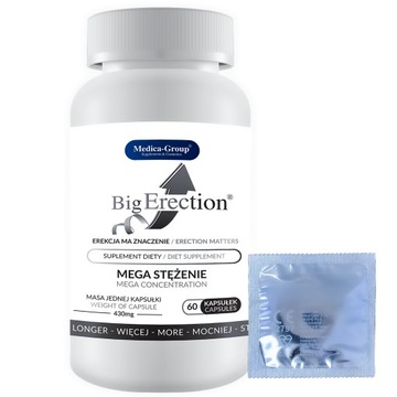 BIG ERECTION 60 KAPSUŁEK DLA MĘŻCZYZN DO MEDICA GROUP