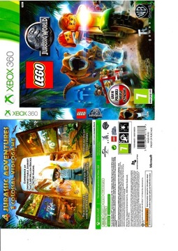 игра для детей на XBOX 360 LEGO JURASSIC WORLD на польском языке PL DINO ADVENTURE