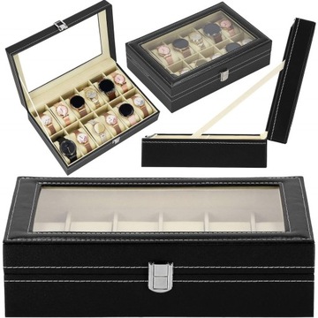 ОРГАНАЙЗЕР ДЛЯ ЧАСОВ, 12 шт., JEWELRY BOX, ELEGANT BOX