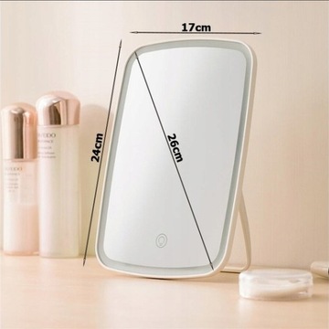 КОСМЕТИЧЕСКОЕ ЗЕРКАЛО ДЛЯ МАКИЯЖА, ЗЕРКАЛО СО СВЕТОДИОДНОЙ ПОДСВЕТКОЙ В ПОДАРОК