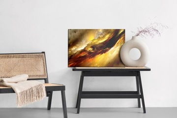 Obraz Na Płótnie ABSTRAKCJA do salonu Burzowe Niebo KOLOROWY Canvas 40x30