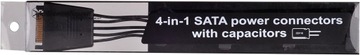 КАБЕЛЬ-АДАПТЕР SATA НА 4 РАЗЪЕМА SATA, SilverStone