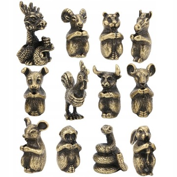 12 szt. Uchwyt kadzidełka Retro zodiak