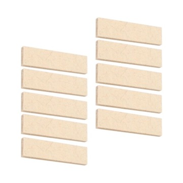 10x Wymienne klocki hamulcowe do roweru treningowego, beżowe