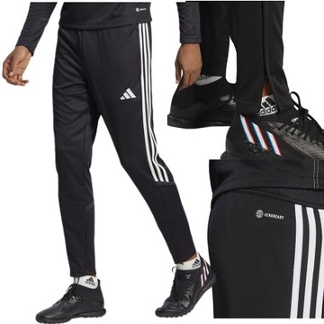 SPODNIE ADIDAS SPORTOWE TIRO 23 NA TRENING PIŁKARSKIE DRESOWE CZARNE XL