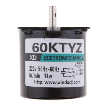 60KTYZ 220 V 5 obr./min przekładnia wału środ