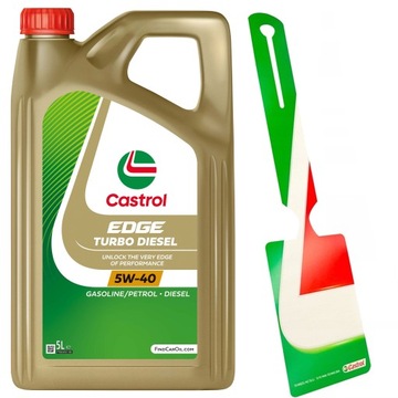 Castrol Edge 5W-40 PC Turbo Diesel 5L + Zawieszka