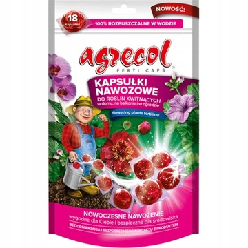 NAWÓZ W KAPSUŁKACH DO ROŚLIN KWITNĄCYCH