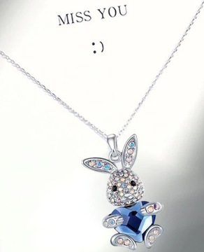 Ожерелье в виде кролика-кролика-кролика-зайца