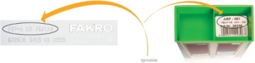 Маркиза AOM Fakro optilight 78x118 78x140 089 10%