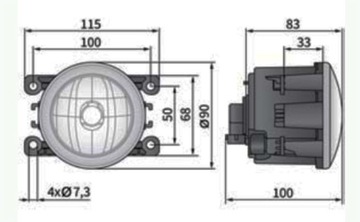 IVECO DAILY PEUGEOT FORD OPEL FIAT RENAULT HALOGEN