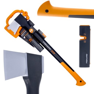 Siekiera Fiskars rozłupująca X21 L do drewna średnicy 20-30cm + OSTRZAŁKA