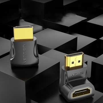 Угловой адаптер HDMI «папа-гнездо» VENTION 4k, 60 Гц