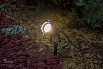 САДОВЫЙ ПОЛЕТ RO-1 GU10 IP65 ЧЕРНЫЙ 92x315мм КАБЕЛЬ 13 см ECO LIGHT