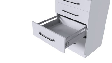 SZUFLADA REJS COMFORT BOX PLUS H135 ŚREDNIA L550 SZARA CICHY DOMYK WYSUW