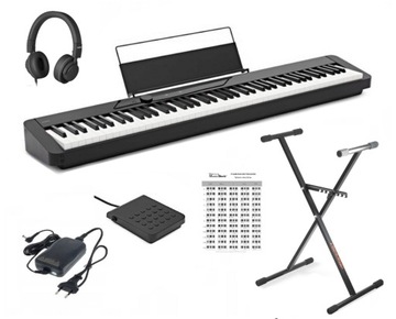 Casio PX-S1100 BK Pianino + STATYW + SŁUCHAWKI