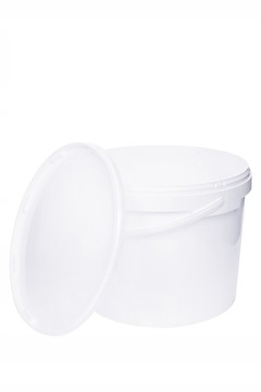 10 пластиковых ведер 5 литров белого цвета для ЕДЫ!