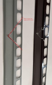 Profil okapowy Listwa drenażowy balkon 2mb