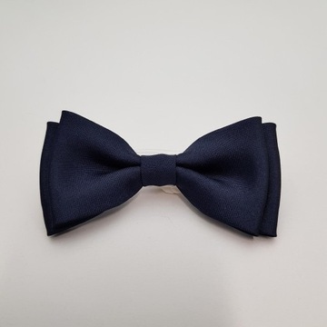 ТЕМНО-СИНИЙ ГАЛСТУК-БАБОЧКА С ТЕМНО-СИНЫМ КАРМАНОМ ДЛЯ МАЛЬЧИКОВ