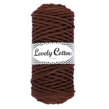 Sznurek bawełniany makram Lovely Cotton 3mm Kawowy