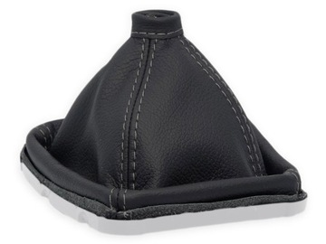 ALFA ROMEO 159 04-11 MIESZEK ZMIANY BIEGÓW CZARNA SKÓRA SZARE NICI