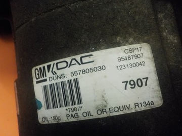 ANTARA CAPTIVA 2.2 VCDI 13R 163KM Z22D1 KOMPRESOR KLIMATIZACE 557805030