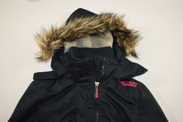 DŁUGA DAMSKA KURTKA ZIMOWA SUPERDRY PARKA ROZ.34/XS