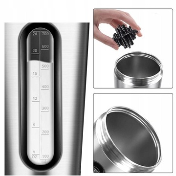 SHAKER 700ml BIDON BIAŁKO SZEJKER DO ODŻYWEK Nowy