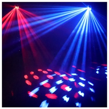 EFEKT ŚWIETLNY LED REFLEKTOR DYSKOTEKOWY LIGHT4ME VENOM FX SCANNER 80W V2