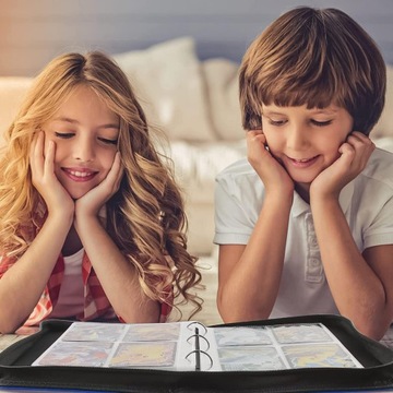 АЛЬБОМ КЛАССА НА 320 КАРТ ПОКЕМОНА, ГЛАДКИЙ ОРАНЖЕВЫЙ