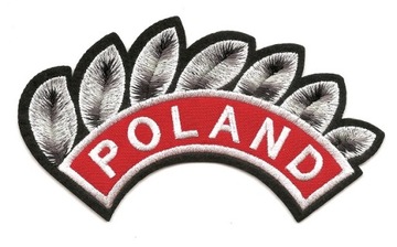 HUSARIA POLAND XL naszywka na bluzykurtki haft PL aplikacja TERMO SUPER