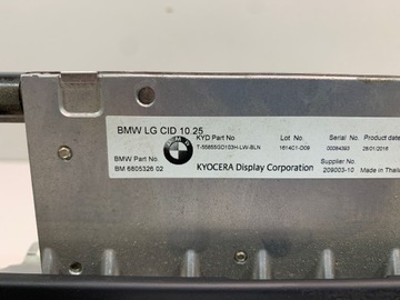BMW 7 G11 G12 OBRAZOVKA DISPLEJ NAVIGACE 6805326
