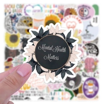 MENTAL HEALTH MIX STICKERS 50 шт.