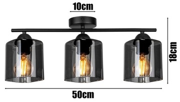 ПОТОЛОЧНЫЙ СВЕТИЛЬНИК, СВЕТОДИОДНАЯ ЛЮСТРА LOFT EDISON
