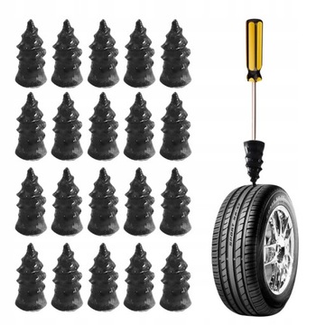 0.1-3 mm OPON SZYBKA NAPRAWA Gumowe gwoździe 50szt