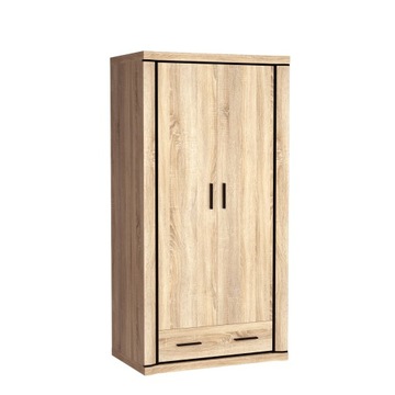 DALLAS D20 SZAFA DUŻA pojemna dąb sonoma 97cm loft