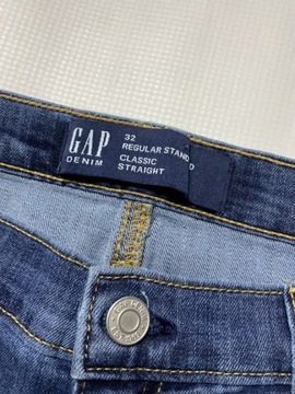 GAP DENIM ORYGINALNE niebieskie Spodnie jeansy W 34 L 32