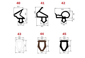 10мб Уплотнители Уплотнитель для окон ПВХ REHAU