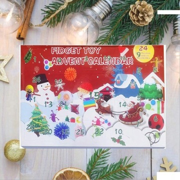 АДВЕНТ-КАЛЕНДАРЬ АНТИСТРЕСС ДЕТСКАЯ ИГРУШКА