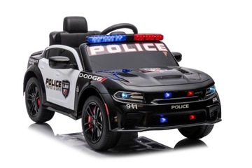 AUTO NA AKUMULATOR POLICYJNY CZARNY