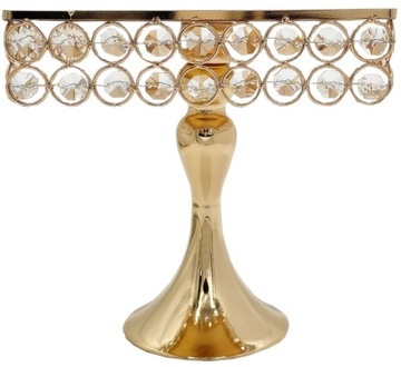 PATERA LUSTRZANA NA CIASTA OWOCE BABKI koraliki PATERA GOLD 20 F701 kwadrat