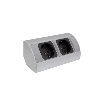 Gniazdo- CORNER BOX 2 Design Light Srebrny