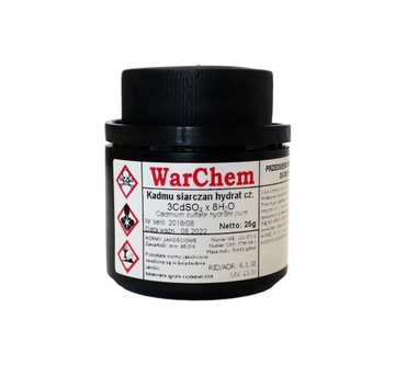 SIARCZAN KADMU hydrat - czysty - 25g