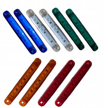 9LED Lights габаритные фонари 12В 24В 10 шт.