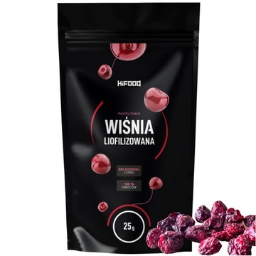 Wiśnie Liofilizowane 25g PREMIUM HiFOOD CAŁE