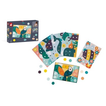 Деревянный пазл Моя первая мозаика - творческий набор 2 года+, Janod