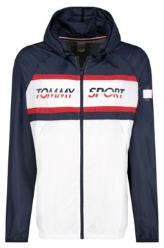 Kurtka Tommy Hilfiger Sport Windbeaker granat r. M