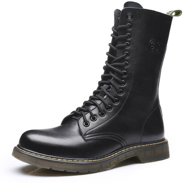 45 BL GLANY OFICERKI KOZAKI WORKERY SKÓRA 14 EYE